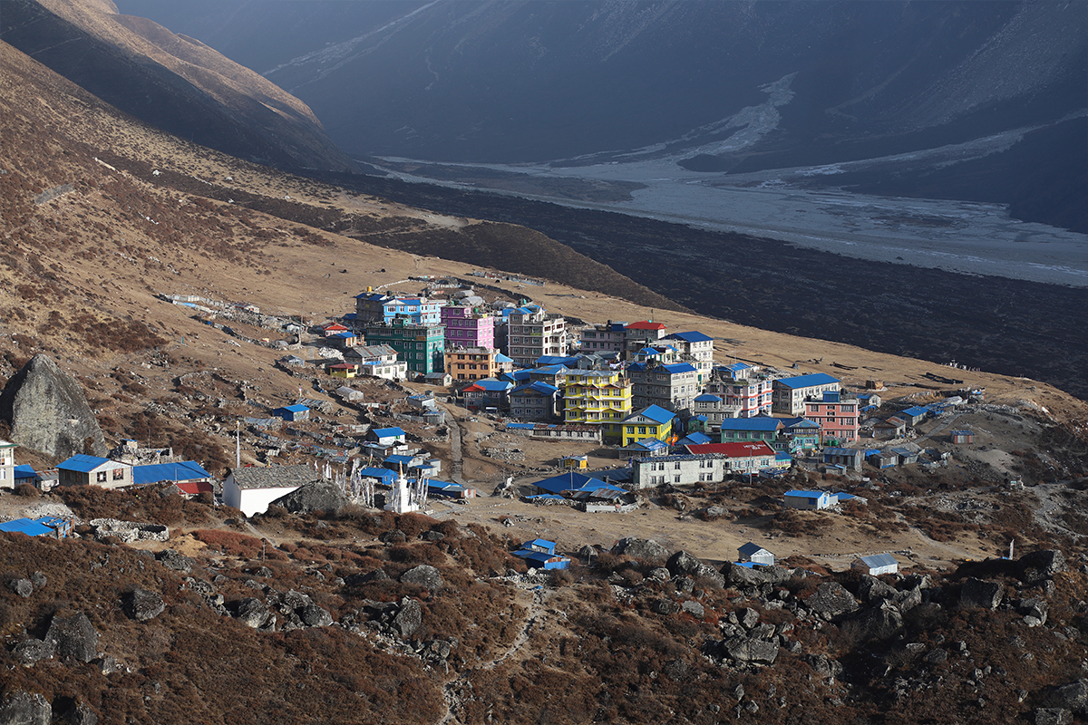 Kyanjin Gompa in Langtang Valley